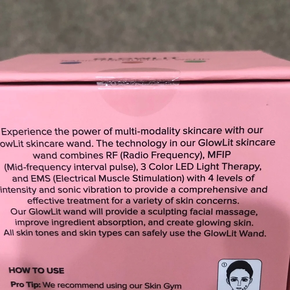 NEW Skin Gym Glowlit RF Skincare Wand